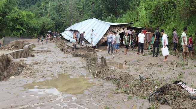Arunachal : Dy CM expresses shock and sorrow over the lost of human lives after landslide, flash flood
