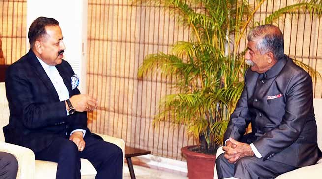 Itanagar: MoS DoNER calls on the Governor