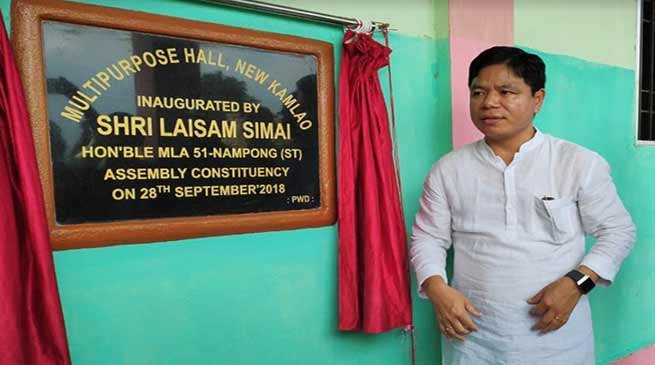 Arunachal: Laisam Simai inaugurates 3 projects in Nampong