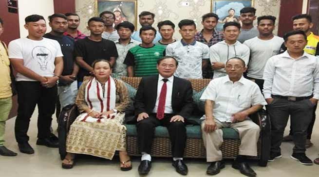 Itanagar: Tuki congratulates Arunachal cricket team