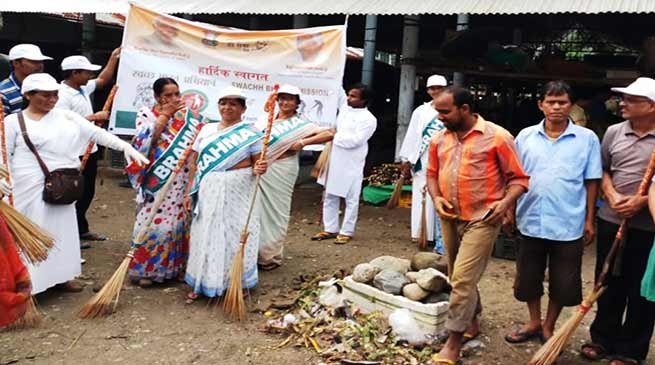 Arunacal:  Prajapati Brahma Kumari carried out social service