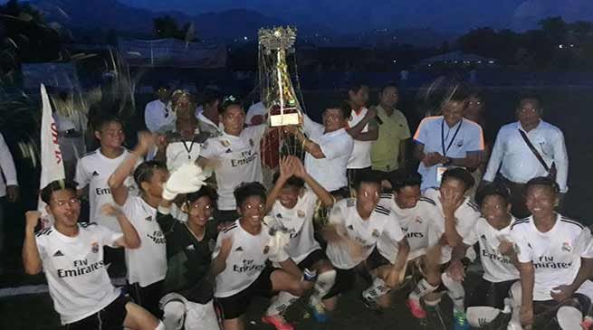 Itanagar: GHSS, Daporijo Upper Subansiri wins 7th Subroto Mukerjee Cup Football Tournament 2018