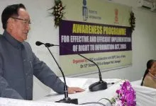 Arunachal:  Do not misuse RTI Act -Dr Joram Begi