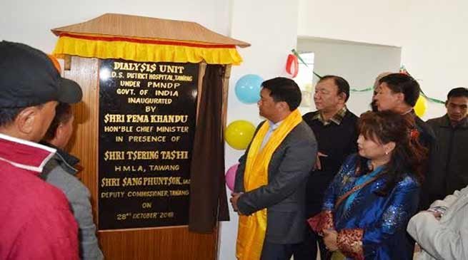 Arunachal: Khandu inaugurates dialysis unit at Tawang district Hospital