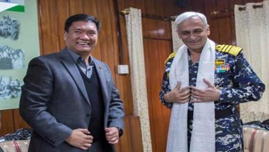 Arunachal: Khandu met with Admiral Sunil Lamba