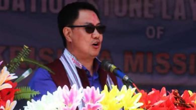 Arunachal: Rijiju concerned with delay, slow progress of PMGSY projects