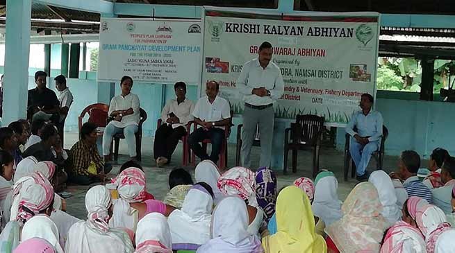 Arunachal: KVK Namsai begins Krishi Kalyan Abhiyan phase II from Noputia