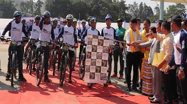 MTB Tawang Challenge ( Cycle Competition)  flagged off