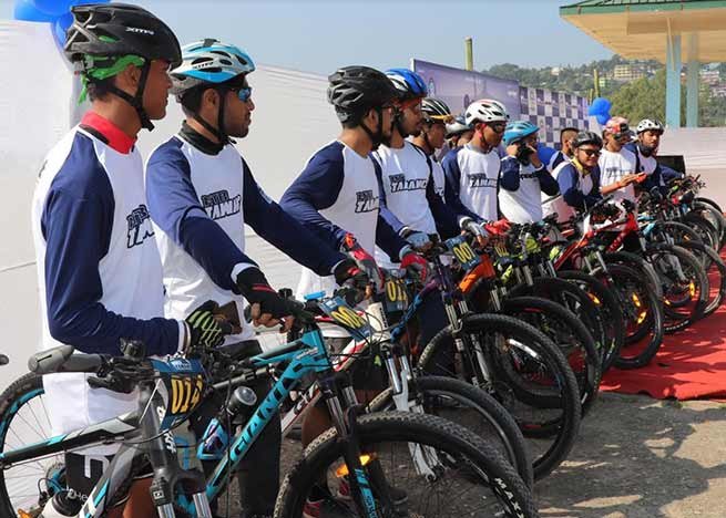 MTB Tawang Challenge ( Cycle Competition)  flagged off