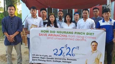 Arunachal: RGU campaign- ‘Justice for Ngurang Pinch’