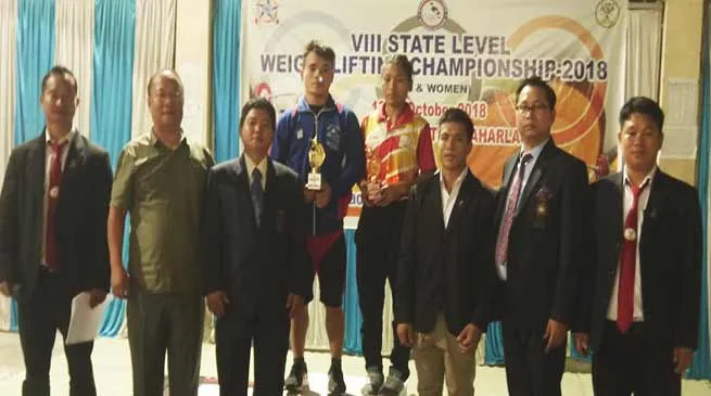 Arunachal: 8th State Level Weightlifting Championship-2018 concludes