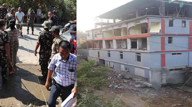 Arunachal: Eviction from Chandranagar-Papu Nallah- 4th day