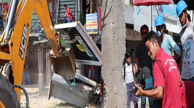 Arunachal: Eviction drive from Chandranagar to Papu Nallah begins