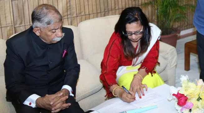 Arunachal Governor register himself in the State Electoral Roll