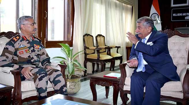 Arunachal: Army Commander calls on the Governor