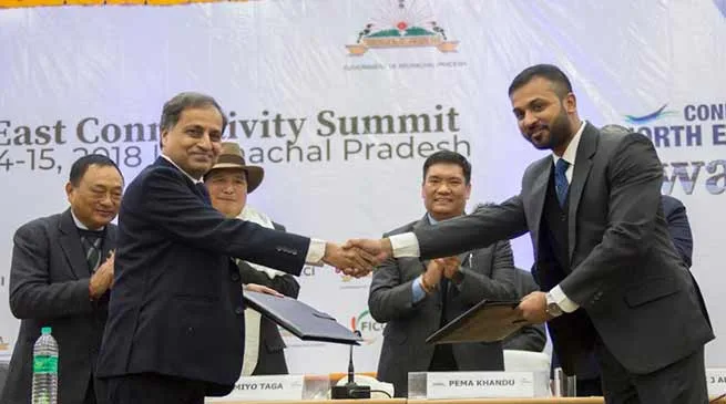 Arunachal: 17 MoUs signed for projects worth Rs 1200 crores