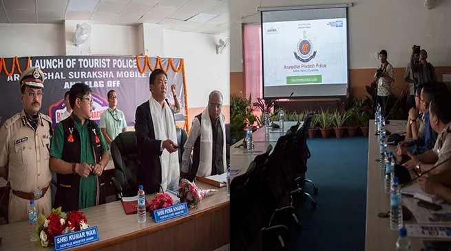CM Khandu launches the ‘Arunachal Tourist Police’ and ‘Arunachal Suraksha App’