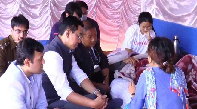 Arunachal: Felix and Chai meet protesting candidates, appeal to them to call off hunger strike