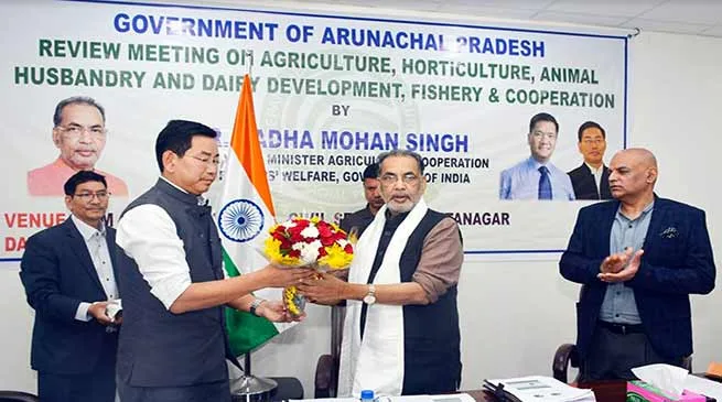 Mithun husbandry will be promoted in Arunachal- Radha Mohan Singh