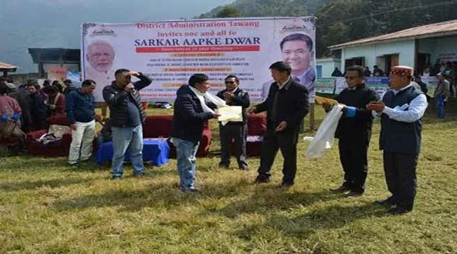 Tawang: 'Sarkar Aapke Dwar' at Gispu