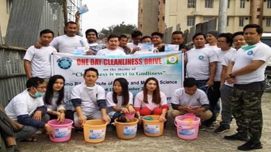Itanagar: NPYF organises Cleaning Drive in TRIHMS campus