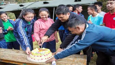 Pema Khandu celebrates Children's Day with Students Tawang Public School