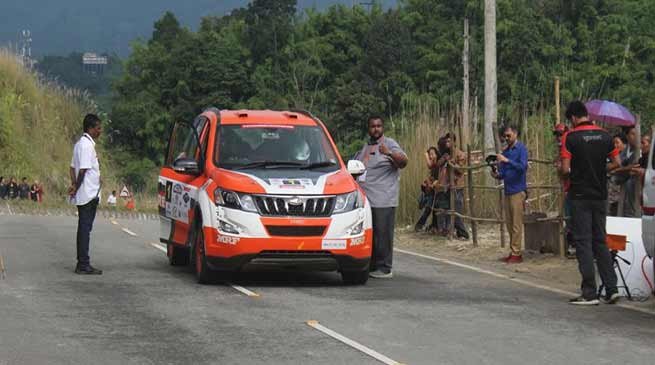Gaurav Gill emerged victorious at the opening day of Rally of Arunachal from  Chimpu to  Hollongi near Itanagar.