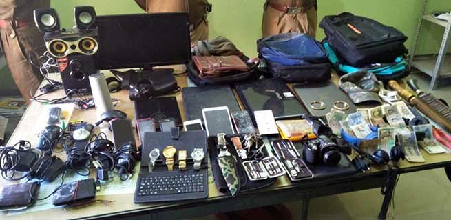 Arunachal: Itanagar police arrested two persons, recovered huge stolen items