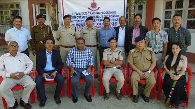 Arunachal: Training programme for IOs on NDPS, FSL and evidence collection