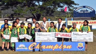 Arunachal: 3rd Hangpan Dada Memorial Trophy tournament held at Lower Siang