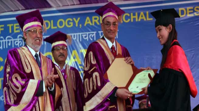 Arunachal: 5th Convocation of NIT Arunachal Pradesh held