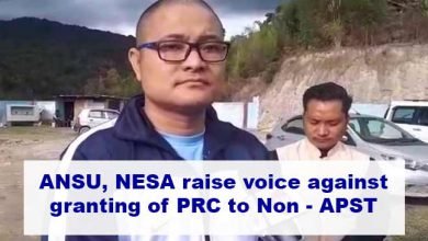 Arunachal: ANSU, NESA raise voice against granting of PRC to Non- APST