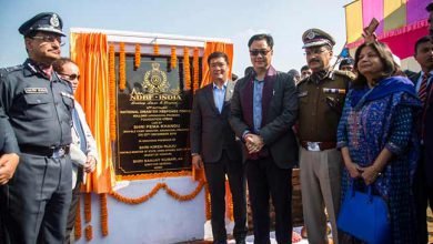 Itanagar: Khandu lays foundation stone of 12 NDRF Bn HQ at Hollongi