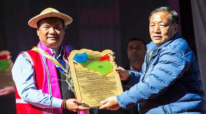 Arunachal; Khandu inaugurates new Lepa Rada district