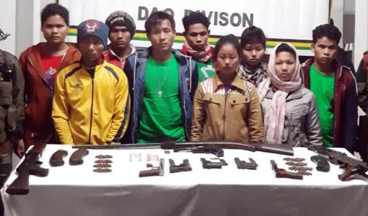 Arunachal: Security Forces apprehended 9 NDFB(S) cadre