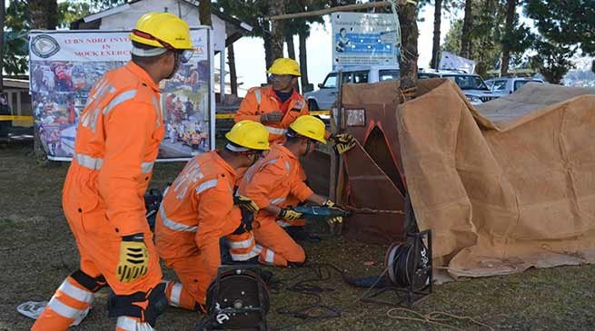 Arunachal: NDRF team conducts Mock drill in Tawang