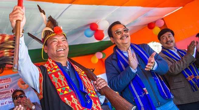 Arunachal CM inaugurates Chubam Circle Headquarters 