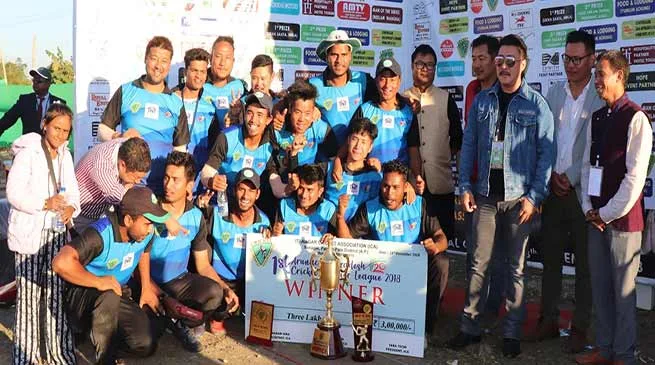 Itanagar:  Yomgo Yorkers lift the 1st Arunachal Pradesh T20 Cricket Premier League-2018