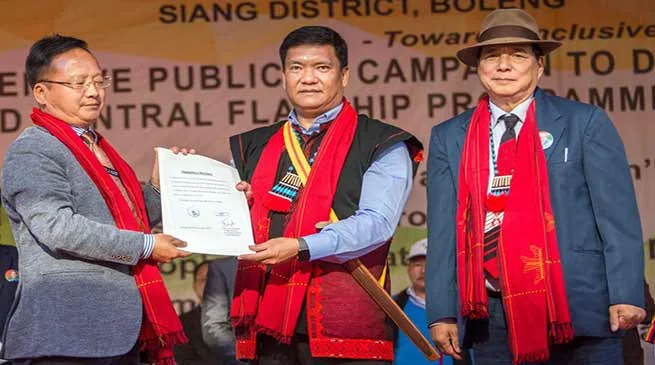 Arunachal: Khandu declares Siang district functioning
