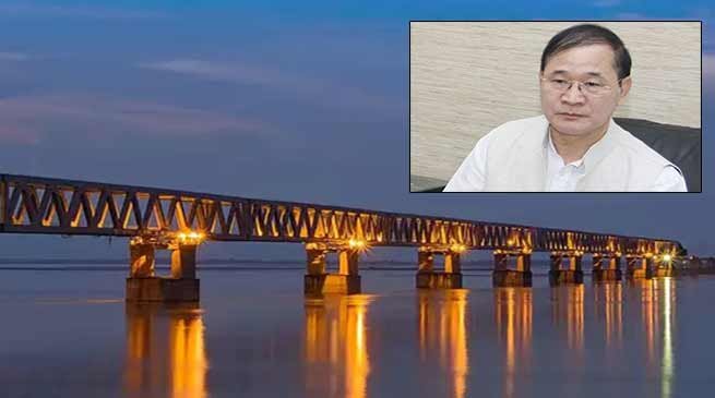 Tuki appeals to PM Modi : defer Bogibeel bridge inauguration date