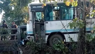 Itanagar: 5 Injured after APST bus met with an accident in Chandanagar