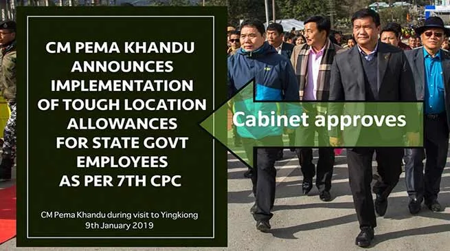 Arunachal: Cabinet approves grant of TLA for regular employees