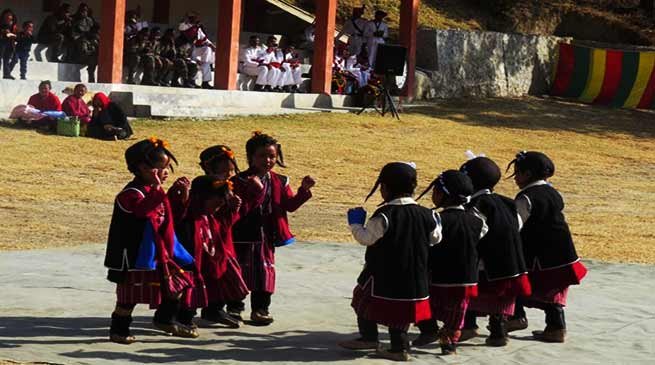Arunachal: Little kids participated in R-Day Celebrations