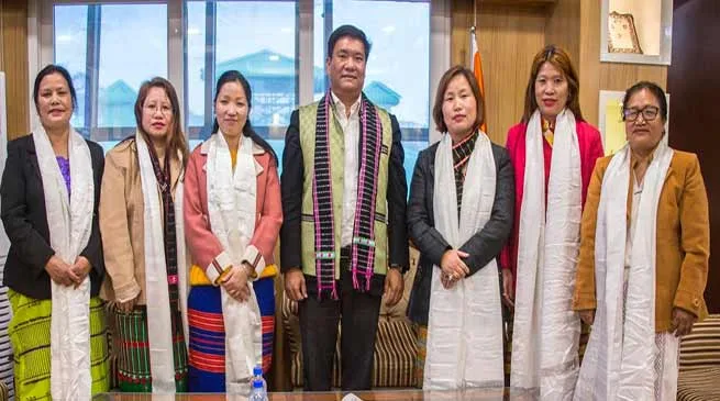 Itanagar: APSCW members calls on CM