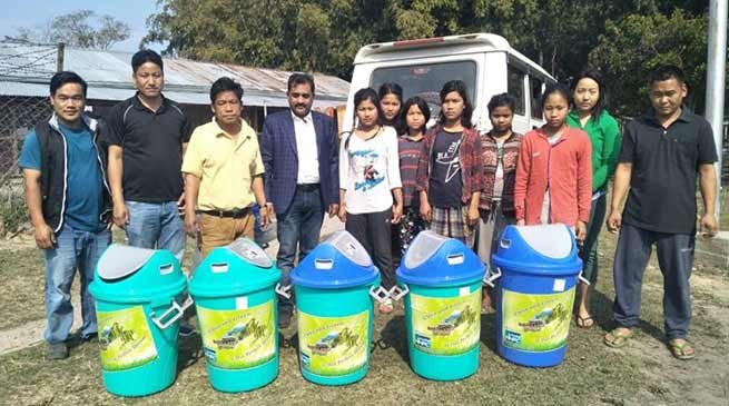Arunachal: DMP distributes Dustbin to school, Provides Training to Framers
