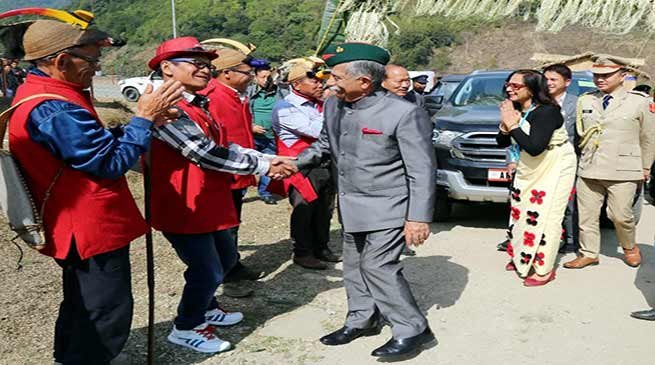 Arunachal Governor visits Pakke Kessang District