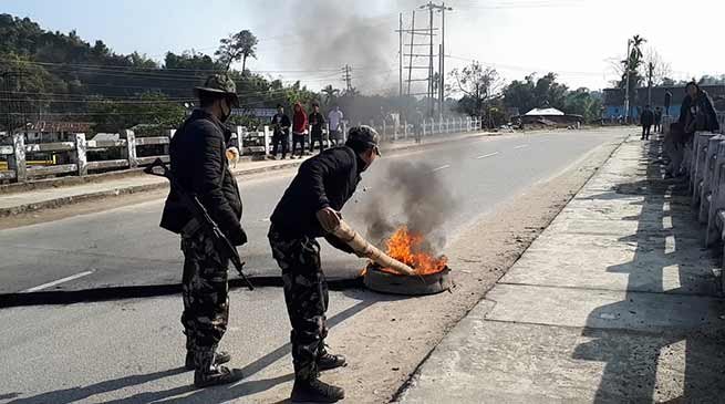 Arunachal:  48 hrs Bandh against PCR issue hits normal life in Itanagar, 27 detained