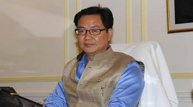 Kiren Rijiju rules out PR in Arunachal Pradesh