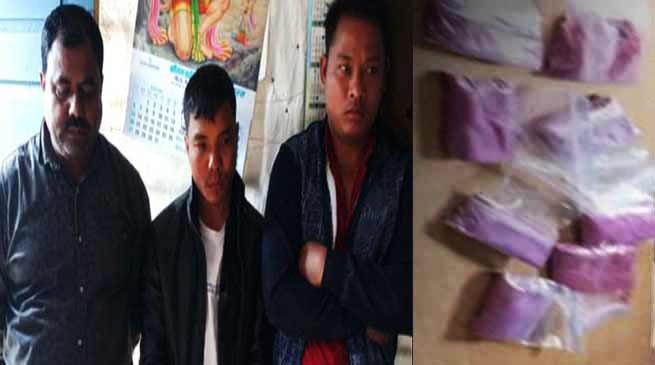 Arunachal: 3 arrested with contraband drugs at Dirak gate