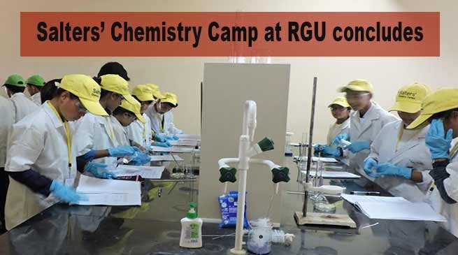 Itanagar: Salters’ Chemistry Camp at RGU concludes